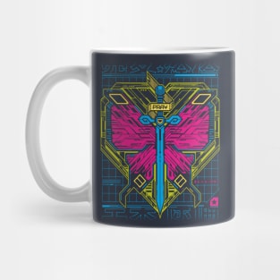 Cyber Butterfly Mug